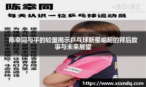 陈幸同与平的较量揭示乒乓球新星崛起的背后故事与未来展望